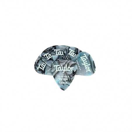 Taylor 80726 Thermex Ultra Picks Blue Swirl 1mm