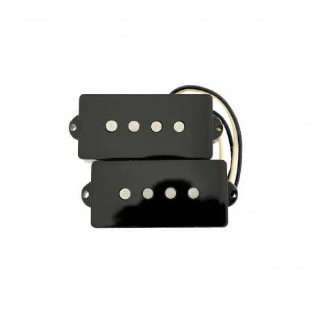 Lollar P-Bass 4 Strings Split Coil Black
