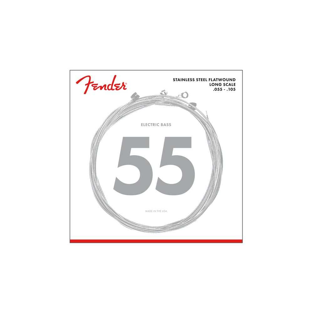 Fender 9050M Stainless Steel Flatwound Bass Medium 55-105