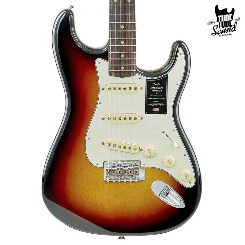 Fender Stratocaster American Vintage II 1961 RW 3 Color Sunburst