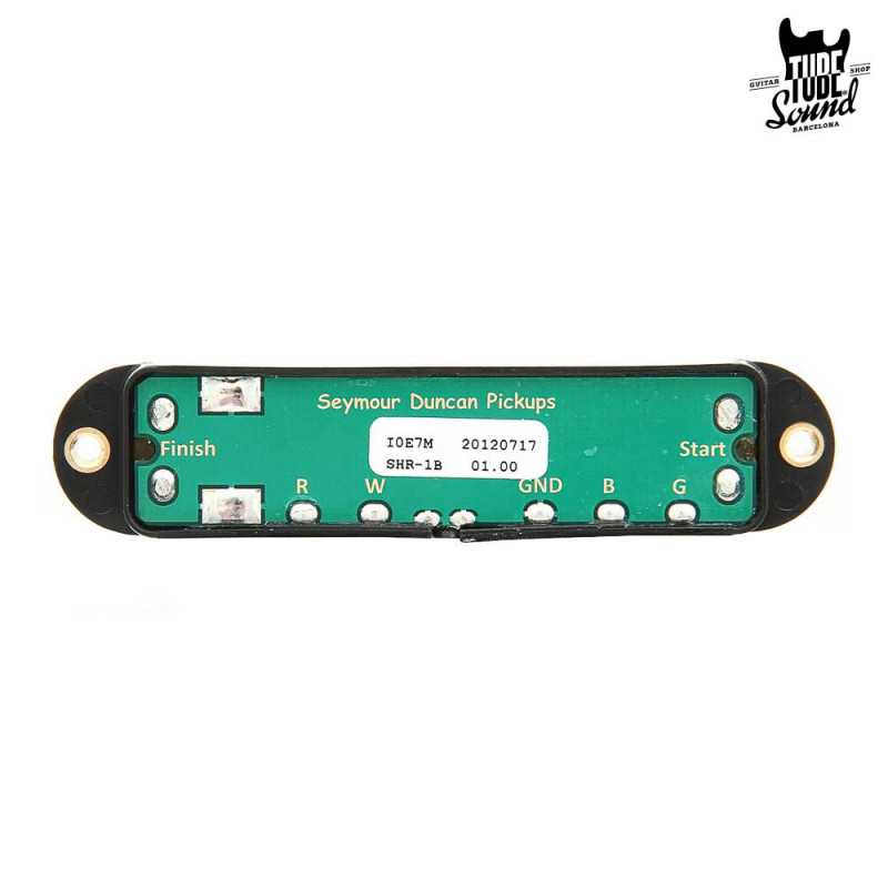 Seymour Duncan SHR-1B Hot Rails For Strat Lead Black