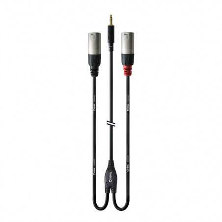 Cordial CFY WMM 3.5 mm Stereo Jack To 2 x Male XLR 1,5m