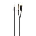 Quik Lok J35RCA Mini Jack Stereo To 2 RCA 2m