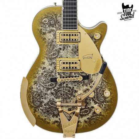 Gretsch G6134TG Ltd. Ed. Paisley Penguin String-Thru Bigsby Gold Paisley