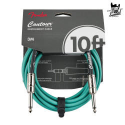 Fender Contour Series Cable Straight 3m Sherwood Green