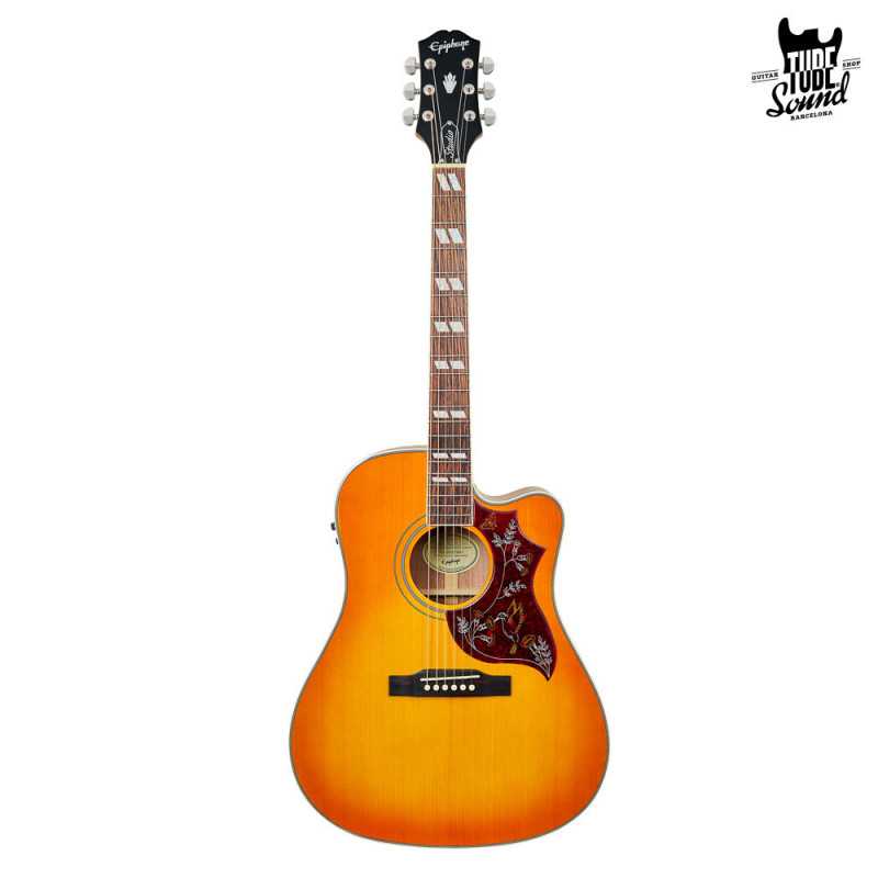 Epiphone Hummingbird Studio EC Cherry Sunburst