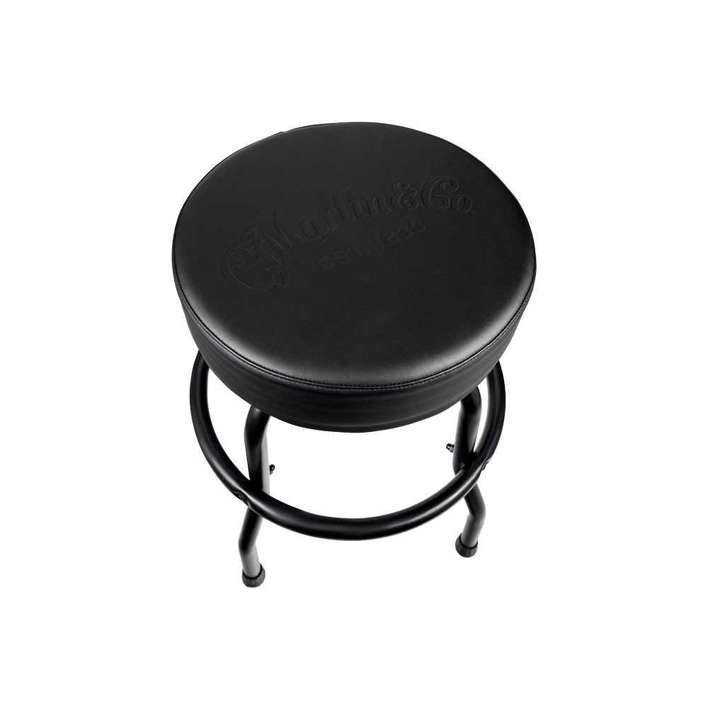 Martin Barstool Black 24" Logo