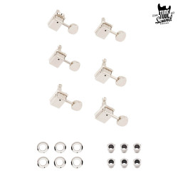 Fender ClassicGear Staggered Tuning Machines Chrome