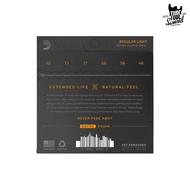 D'Addario XTE1046 NPS Electric Regular Light 10-46