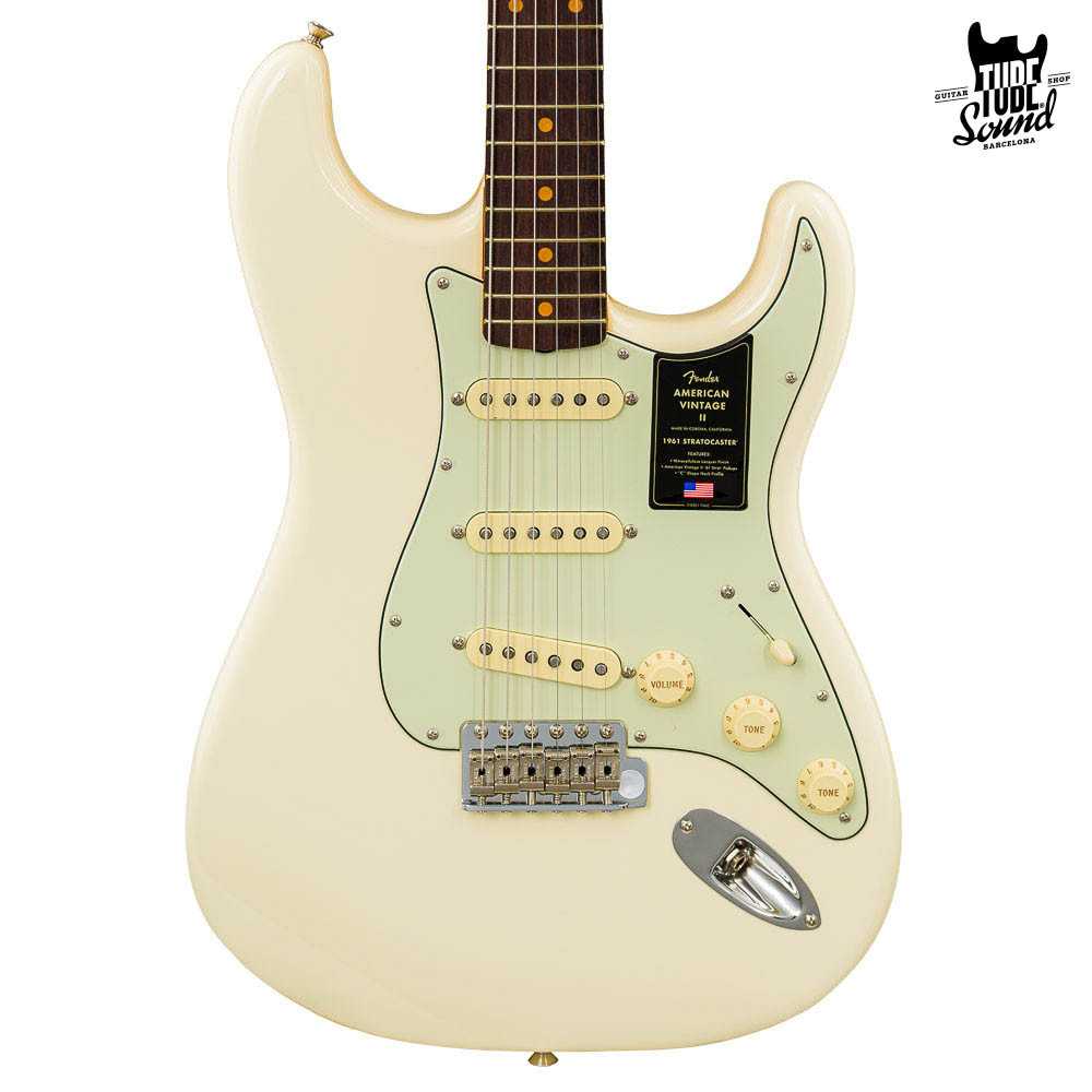 Fender Stratocaster American Vintage II 1961 RW Olympic White