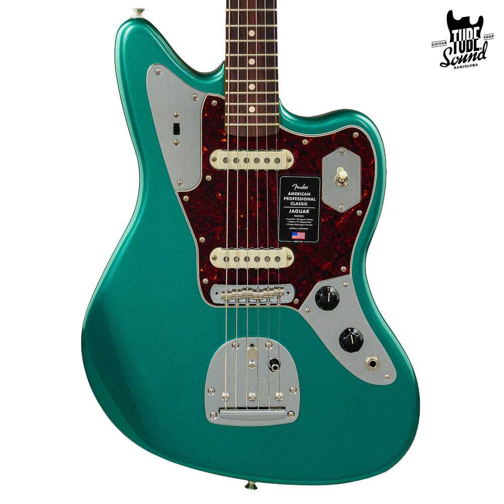 Fender Jaguar American Professional Classic RW Faded Sherwood Green Metallic