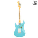 Fender Custom Shop Stratocaster Late 62 RW Relic CC Hardware Super Faded Daphne Blue
