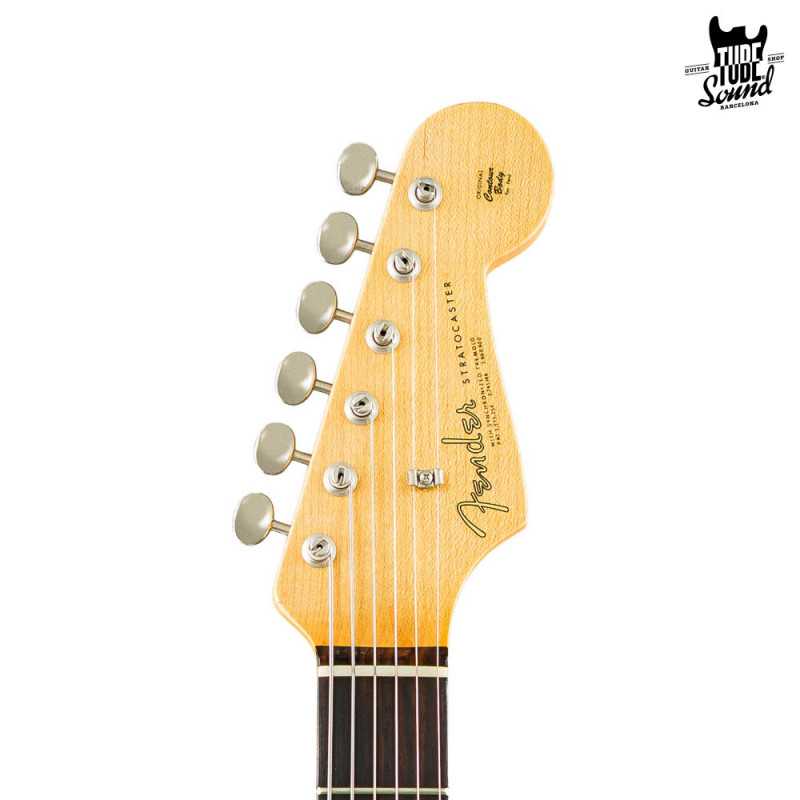 Fender Custom Shop Stratocaster Late 62 RW Relic CC Hardware Super Faded Daphne Blue
