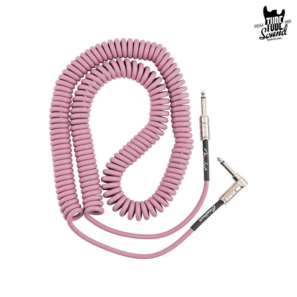 Fender Contour Series Coiled Cable 9m Burgundy Mist