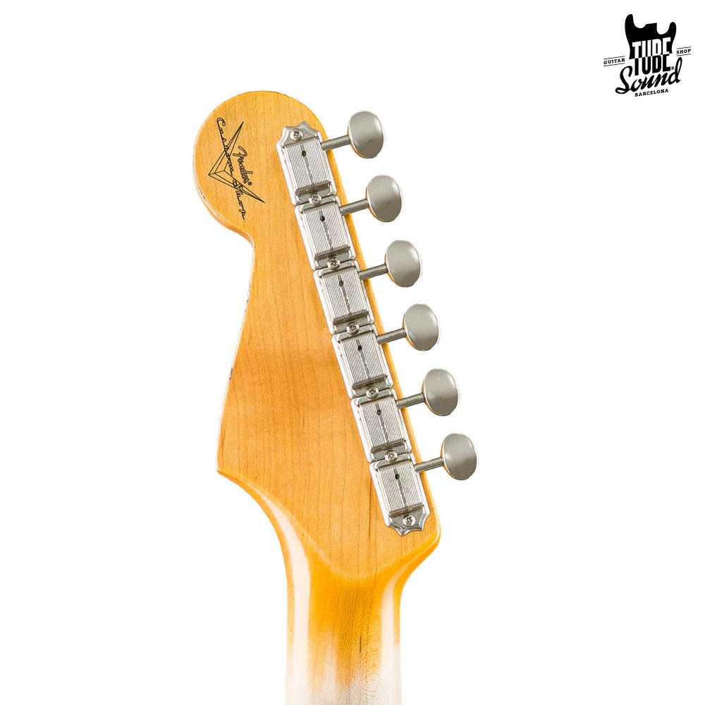 Fender Custom Shop Stratocaster Late 62 RW Relic CC Hardware Super Faded Aged Shell Pink