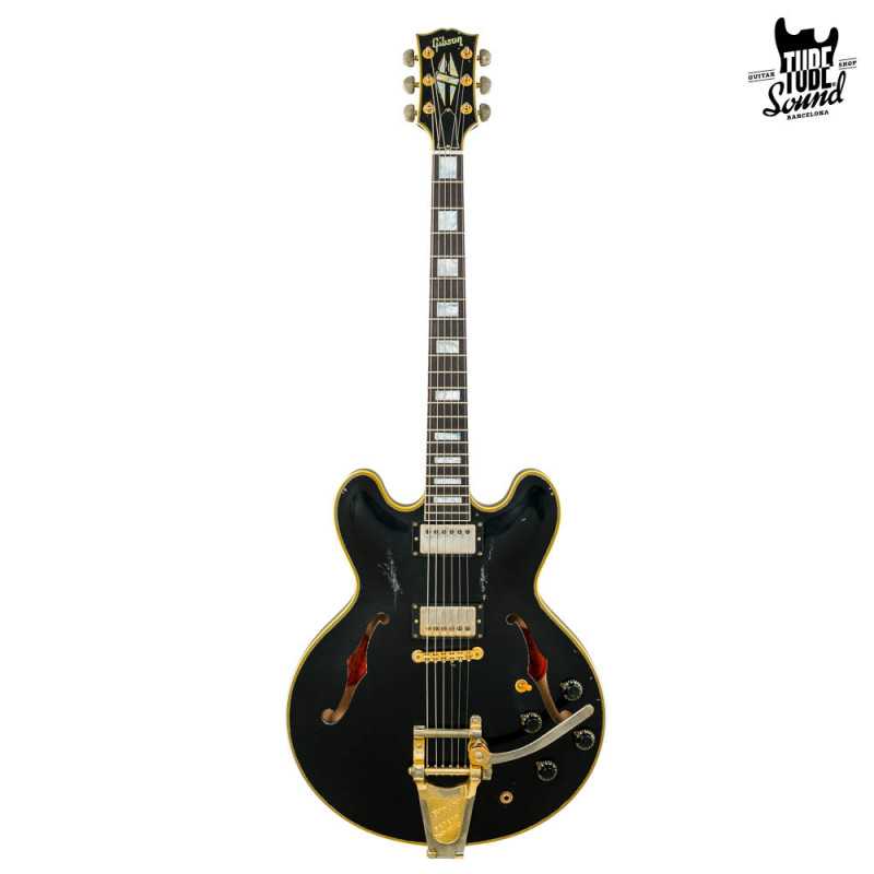 Gibson Custom ES-355 Keith Richards 1960 Collector's Edition Signed Label Ebony