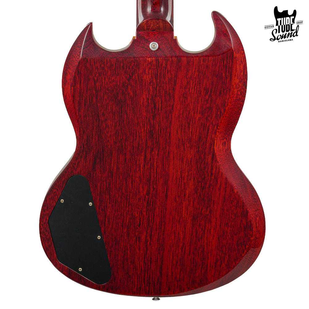 Gibson Custom Les Paul SG Standard 1961 Reissue Stop-Bar VOS Cherry Red