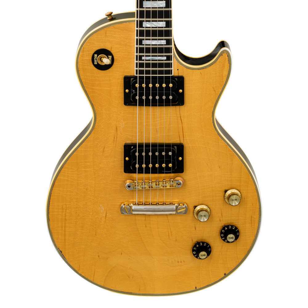 Gibson Custom Les Paul Custom Mick Ronson 1968 Collector's Edition Ebony Antique Natural
