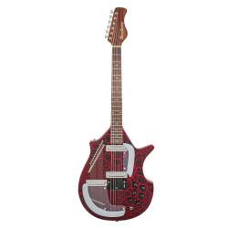 Danelectro Sitar Red Crackle