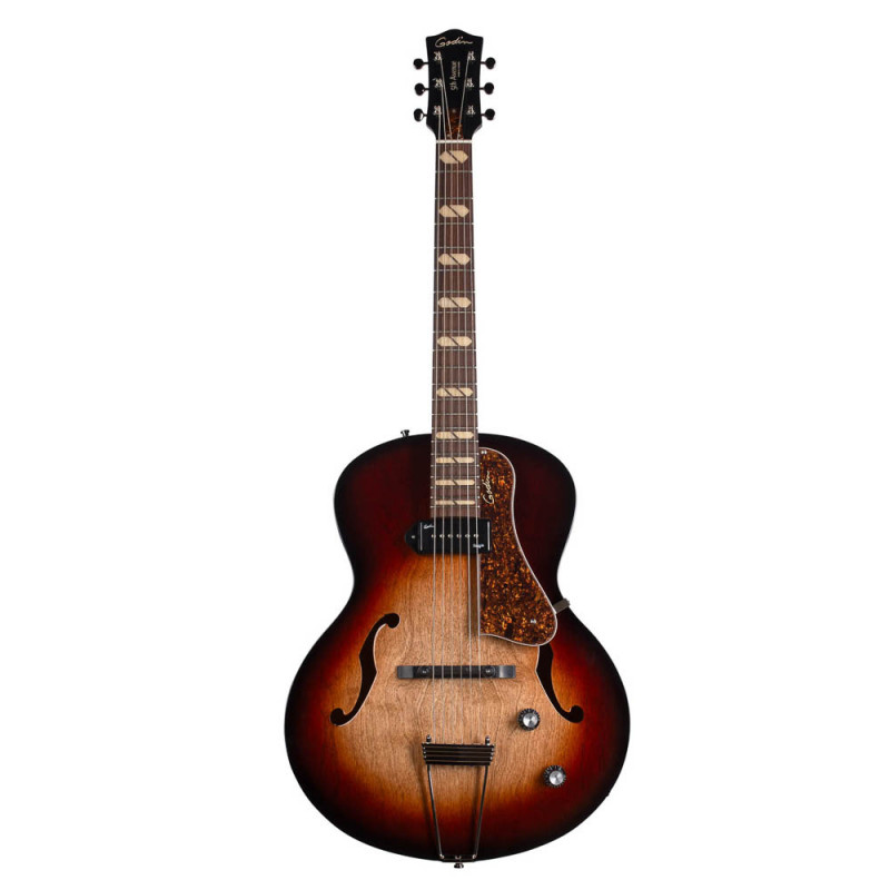 Godin 5th Avenue Kingpin P90 DLX Vintage Burst HG