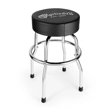 Martin Barstool Chrome 24" Logo