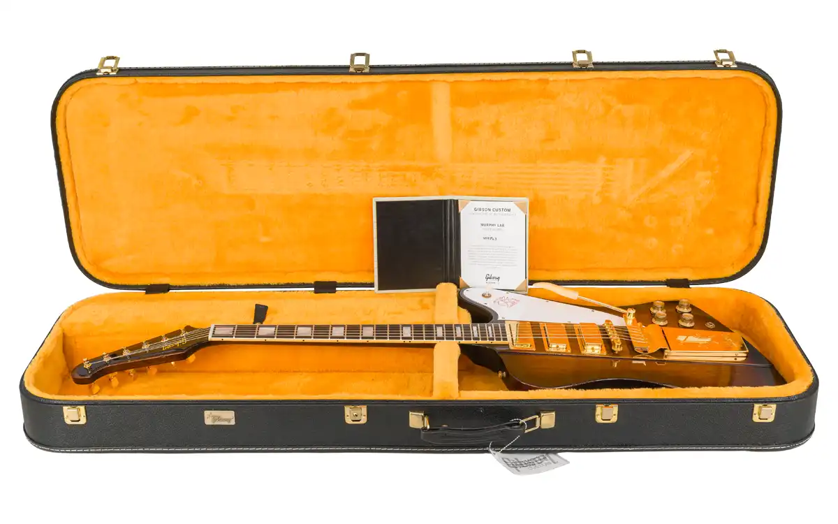 Gibson Custom Firebird VII 1963 Long Maestro Light Aged Vintage Sunburst