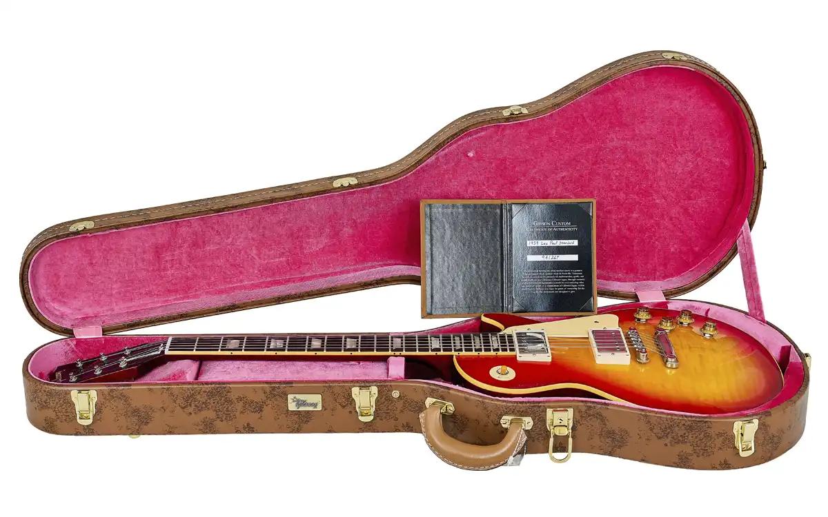 Gibson Custom Les Paul Standard 1959 Reissue VOS Washed Cherry Sunburst Gibson Custom Les Paul Standard 1959 Reissue VOS Washed Cherry Sunburst