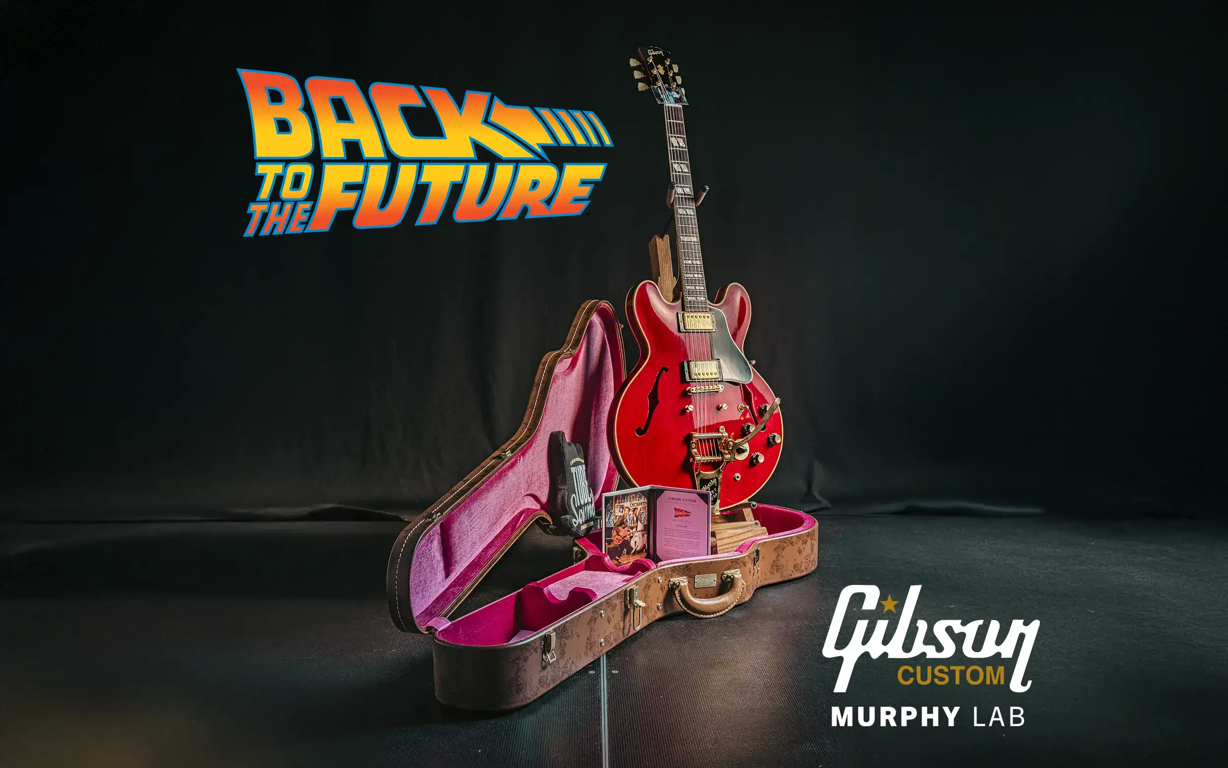 Gibson Custom ES-345 Back To The Future 1955 Collector Edition Cherry Red