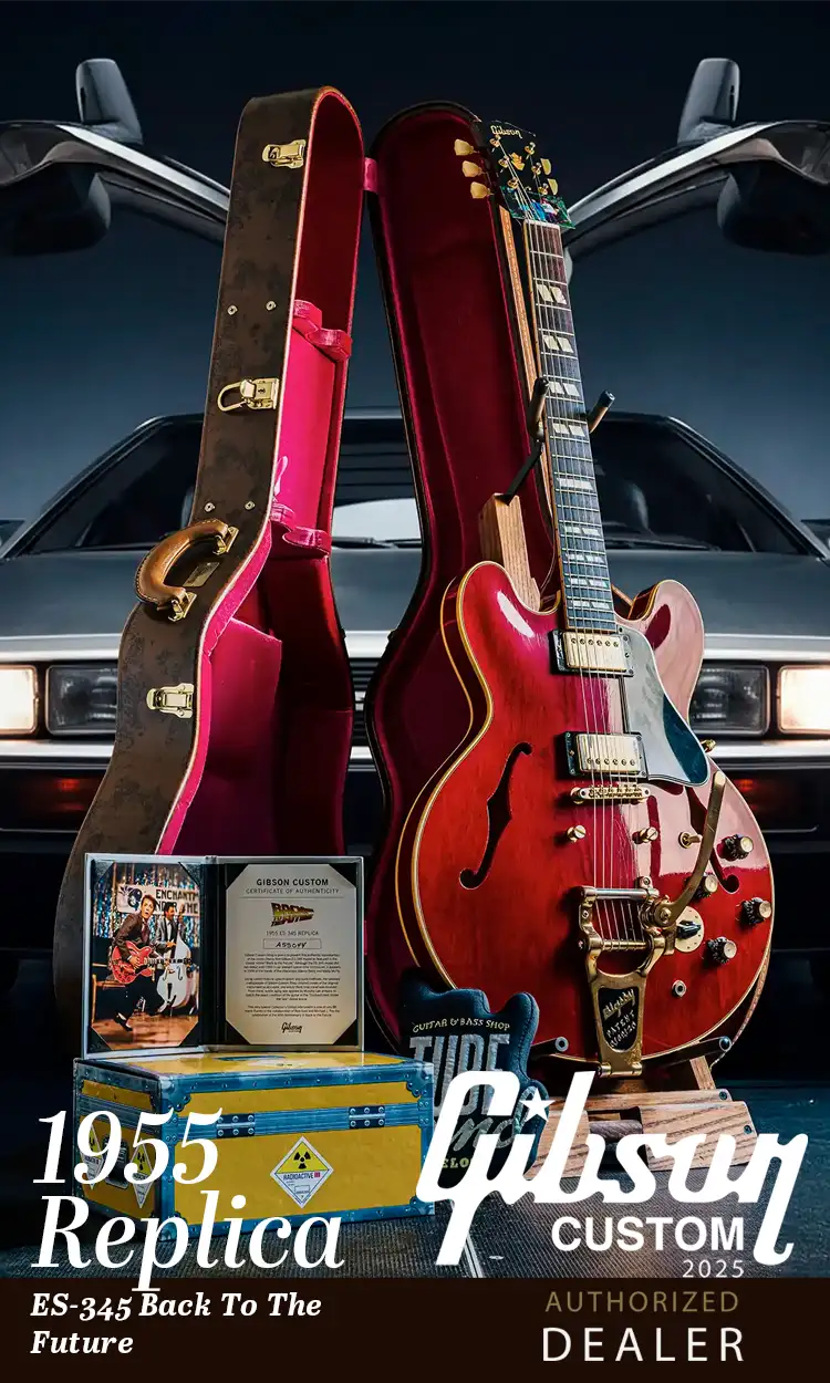Gibson Custom ES-345 Back To The Future 1955 Collector Edition Cherry Red