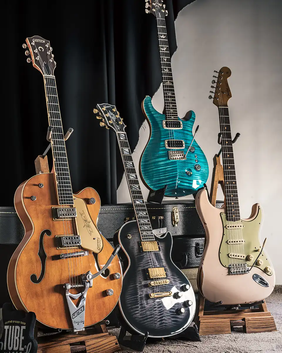 Gretsch, Gibson, PRS, Fender Custom Shop