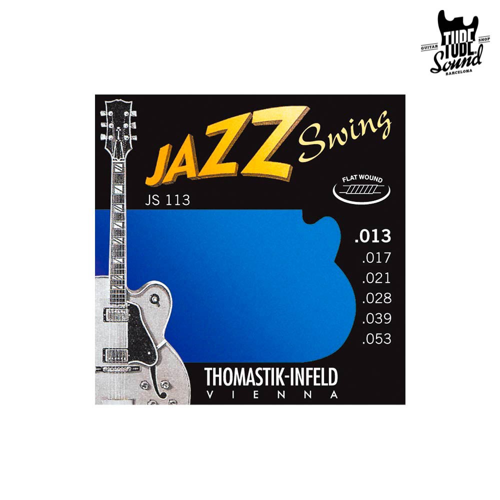 Thomastik Infield JS113 Jazz Swing Flat Wound Electric 13 53 Tube Sound Barcelona