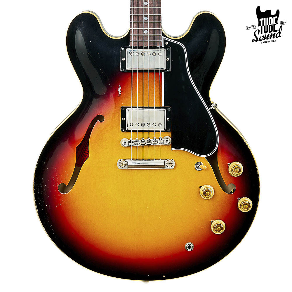 Gibson Custom ES-335 1958 Reissue Murphy Lab Light Aged Tri Color