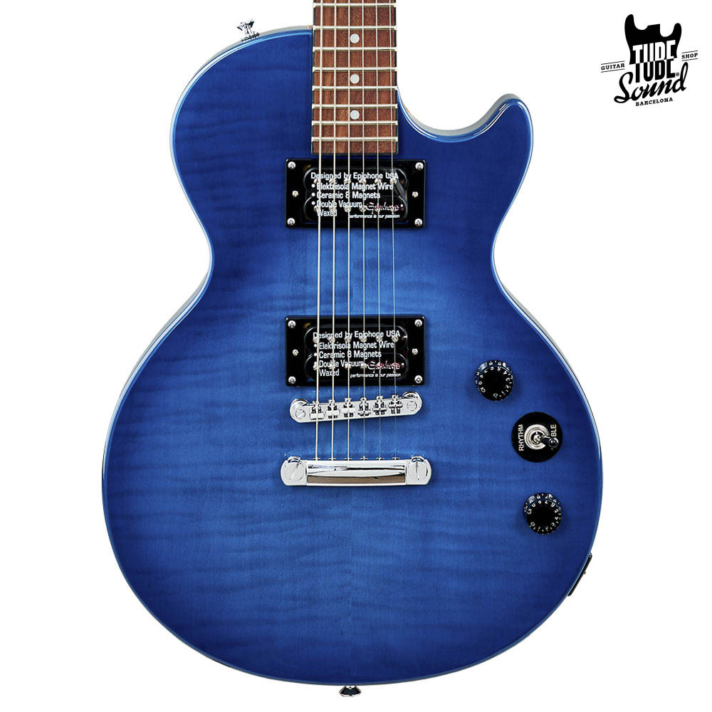 Epiphone Ltd. Ed. Les Paul Special II Plus Top Trans Blue - Tube